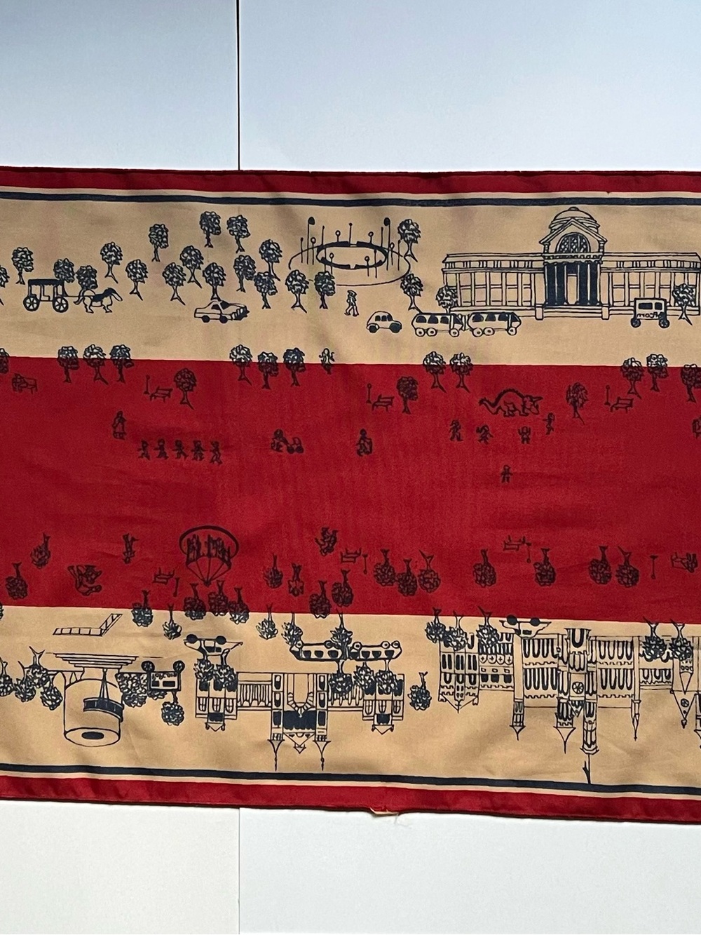 Vintage souvenir Washington DC scarf